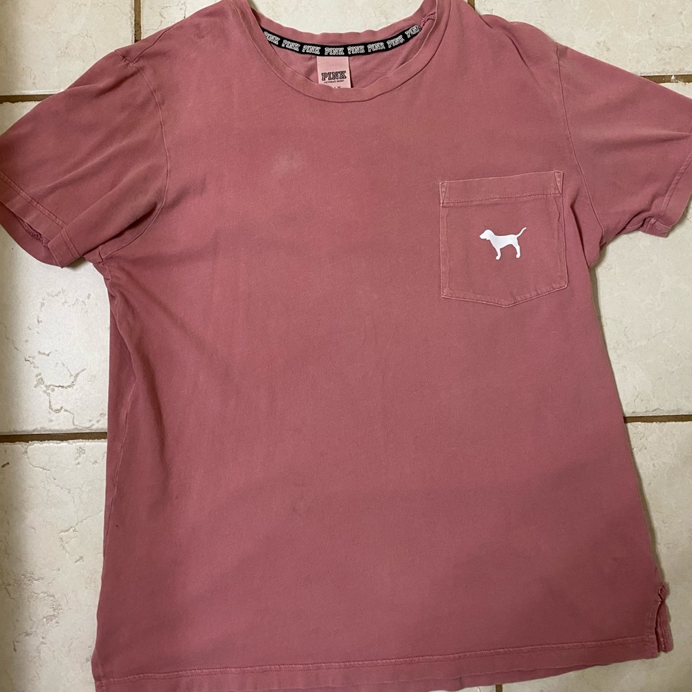 pink t-shirt from victoria's secret PINK line
